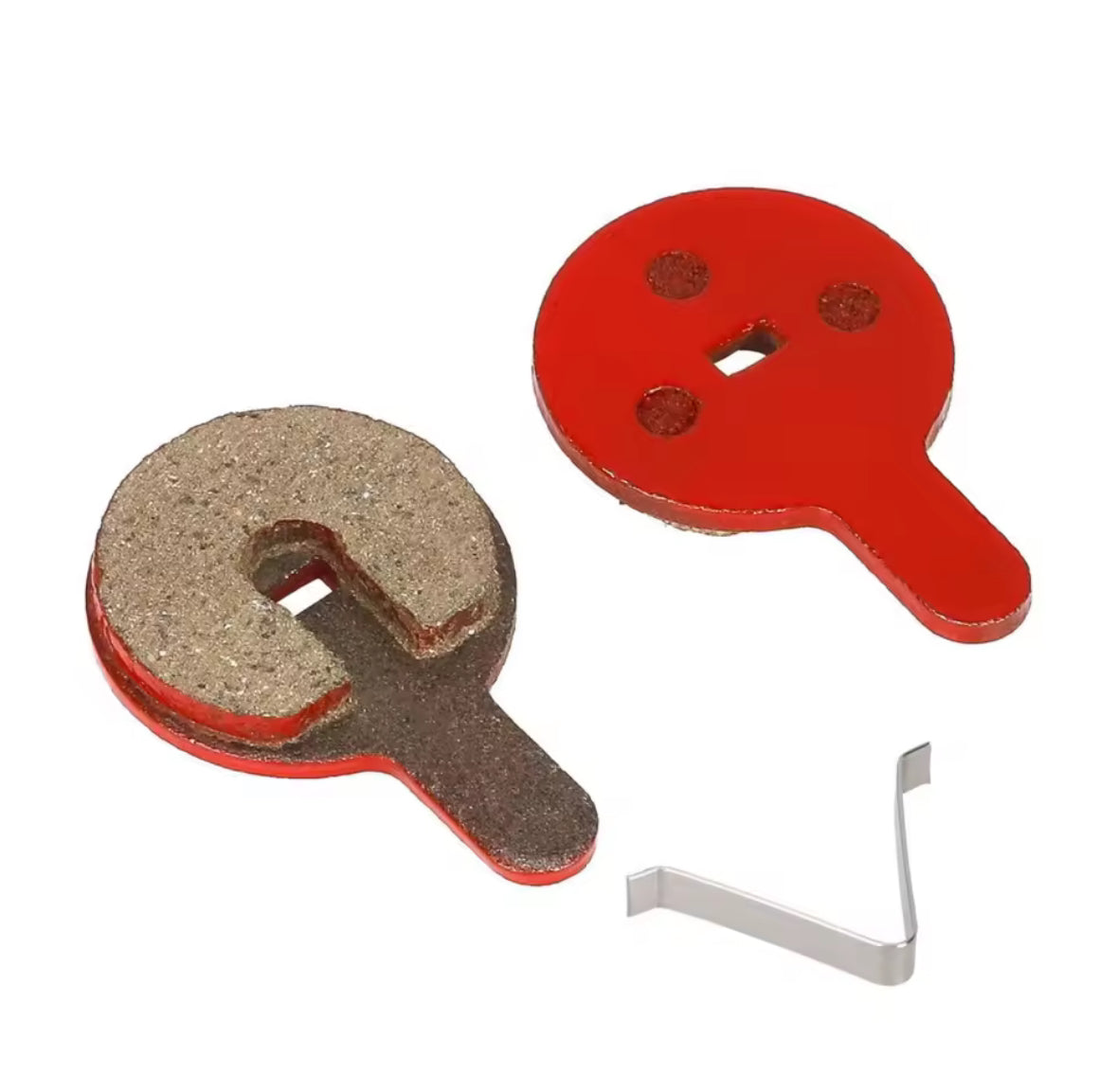 Sintered semi-metallic brake pads