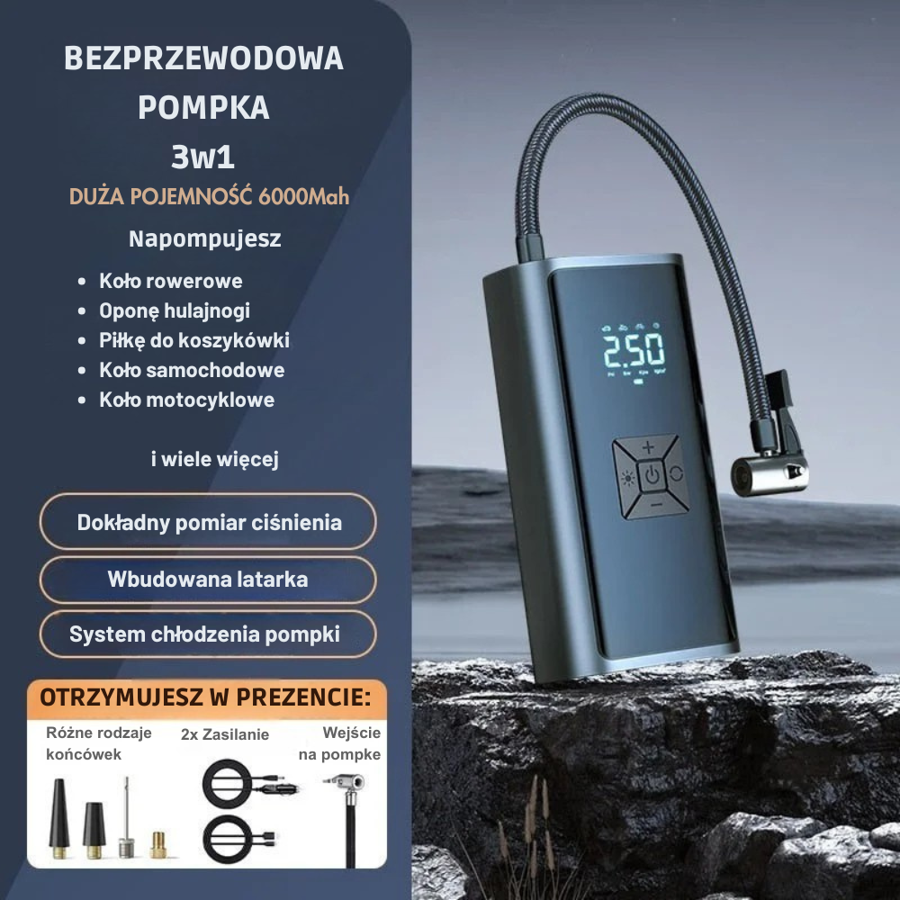 Wireless 3-in-1 Pump BARDZOPRZYDATNE™
