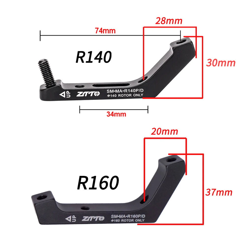 140mm to 160mm disc adapter