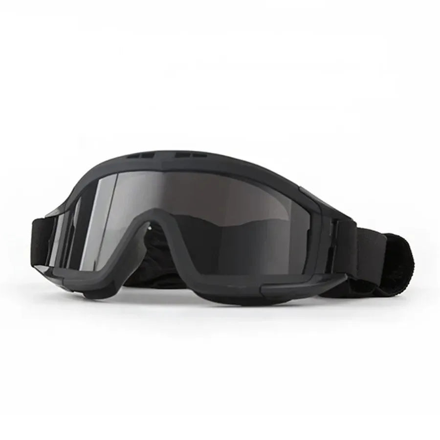 Protective goggles for helmet