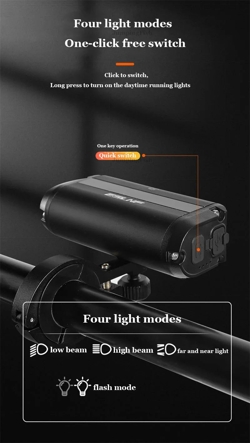 Bicycle and scooter light 1800LM