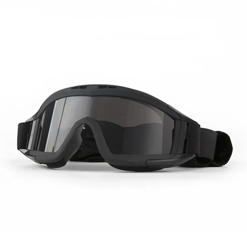 Protective goggles for helmet