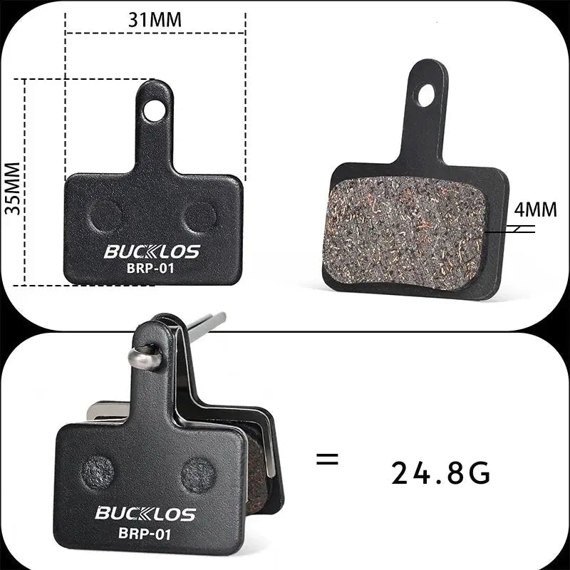 Sintered semi-metallic brake pads