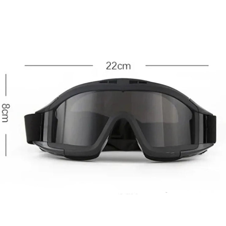 Protective goggles for helmet