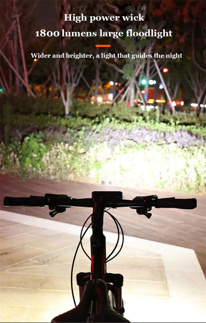 Bicycle and scooter light 1800LM