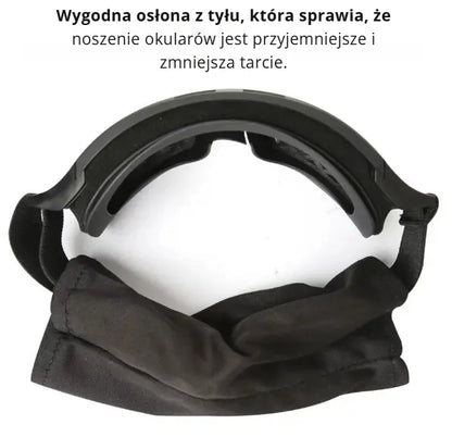 Protective goggles for helmet
